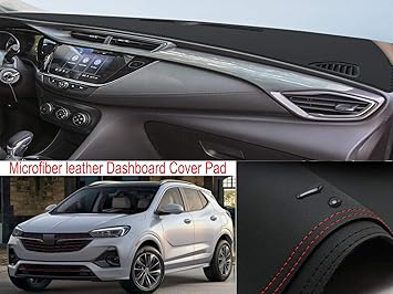Amazon Com Momoap Black Leather Dash Mat Dashboard Cover Dashmat Interior Pad For Buick Encore Gx 2020 2021 Automotive