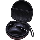 Headphone Headset Case for Beats Studio Pro/JLab JBuds Lux ANC/JBL/TOZO/BERIBES/Picun/KVIDIO Noise Cancelling Over-Ear Foldable Headphones, Black