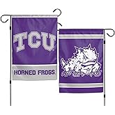 WinCraft TCU Horned Frogs 12"x18" Garden Flag - Purple