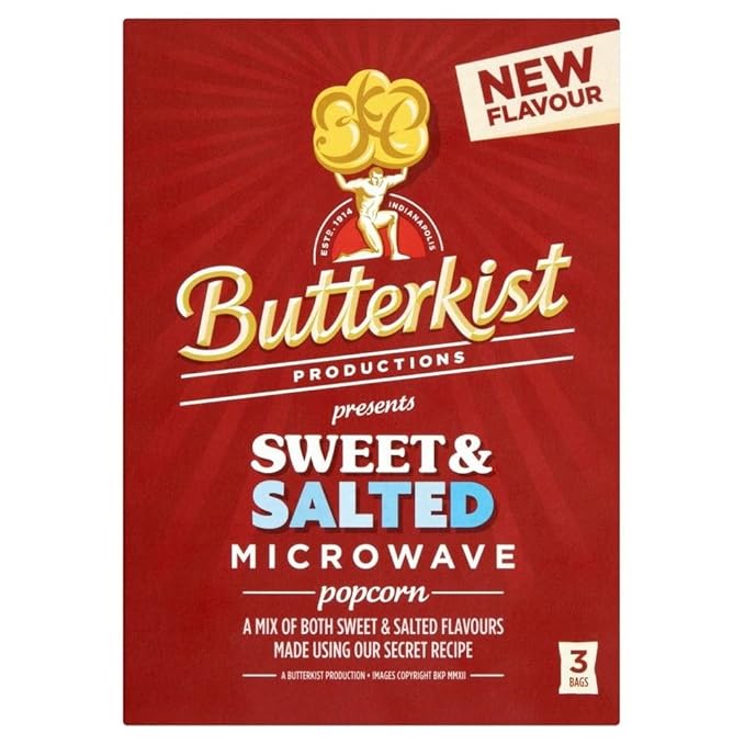 Butterkist Palomitas De Microondas - Dulce Y Salada (3 Por Paquete ...