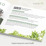 Nutravita Maca Root Capsules 5000mg 180 vegan capsules UK Made view 3