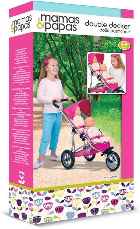 mamas and papas double decker dolls pram