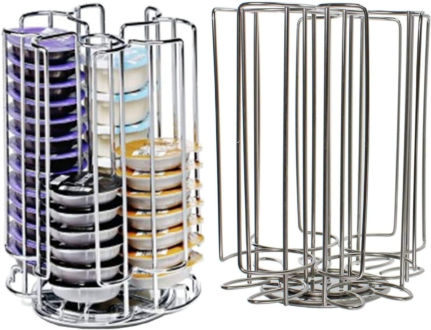 Utiz 52 Coffee Machine Capsules Rotating T-Disc Holder Rack For Tassimo Latte Macchiato Bosch Coffee Pods