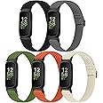 XFYELE Elastic Nylon Bands Compatible with Fitbit Inspire 3/Inspire 2/Inspire HR/Inspire/Ace 3/Ace 2, Soft Adjustable Stretchy Straps Replacement Wristband for Women Men