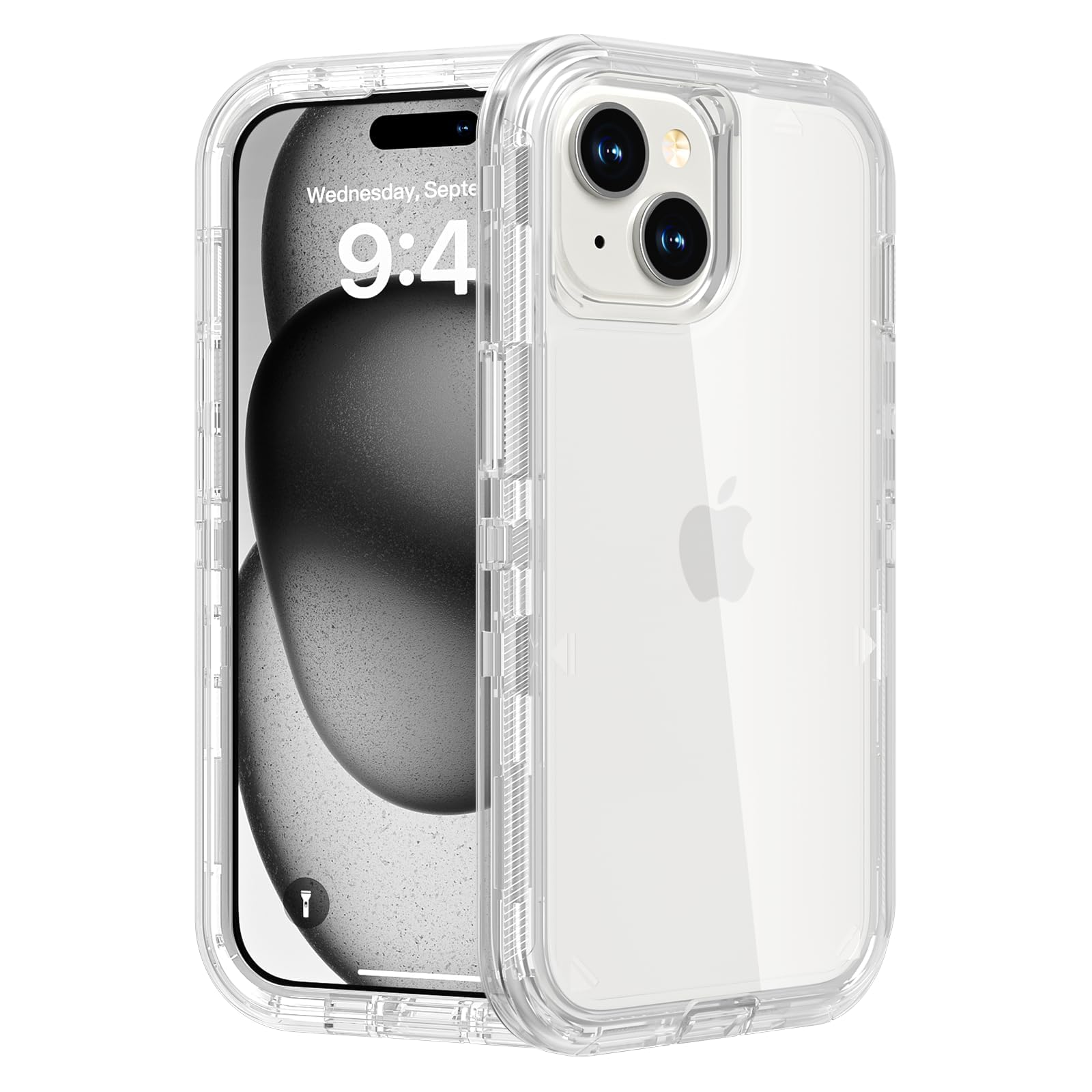 Follaroma for iPhone 15 Plus Case, Heavy Duty
