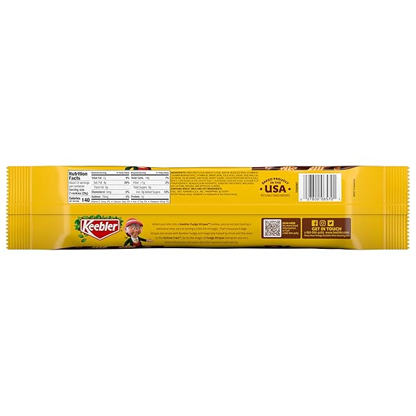KEEBLER FUDGE STRIPES COOKIES, ORIGINAL, 11.5OZ