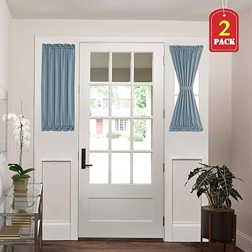 Amazon Com H Versailtex Sliding Door Blackout Curtains Panels