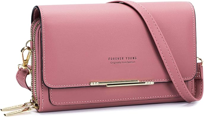 Roulens Small Crossbody Bag for Women,Shoulder Handbags Clutch Cellphone Wallet Purse with Credit Card Slots