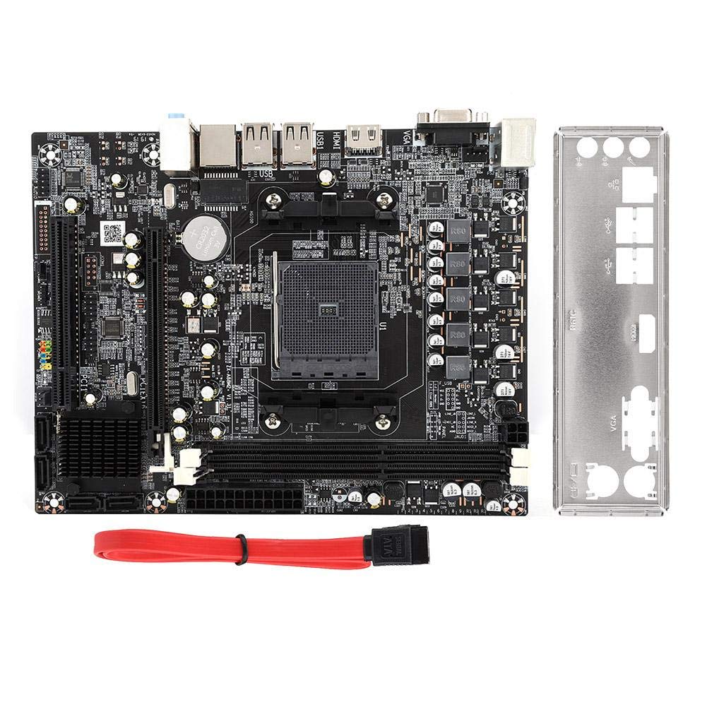 Annadue Motherboard for AMD, Desktop Computer Motherboard, with Deflector and SATA Cable, FM2/FM2 + CPU Interface, DDR3 Memory Support, 1600/1333 4G/8G, for AMD.