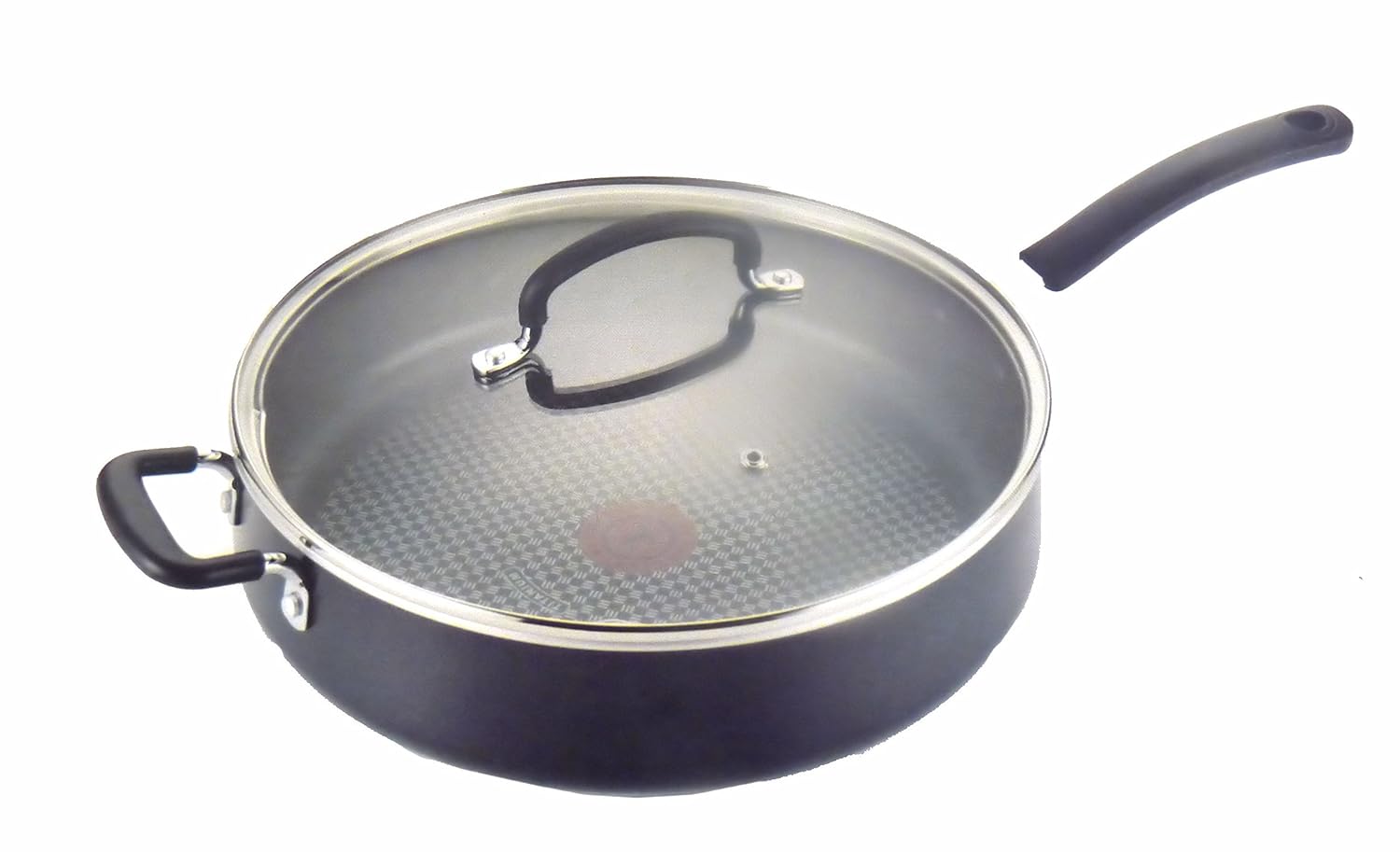 超格安一点 Safeオーブン安全ジャンボcookerソテーパンガラス蓋付き調理器具 5 5 Quart ブラック Dishwasher Nonstick Specialty T Fal B06xhhmc5x フライパン Studyabroad Uic Edu
