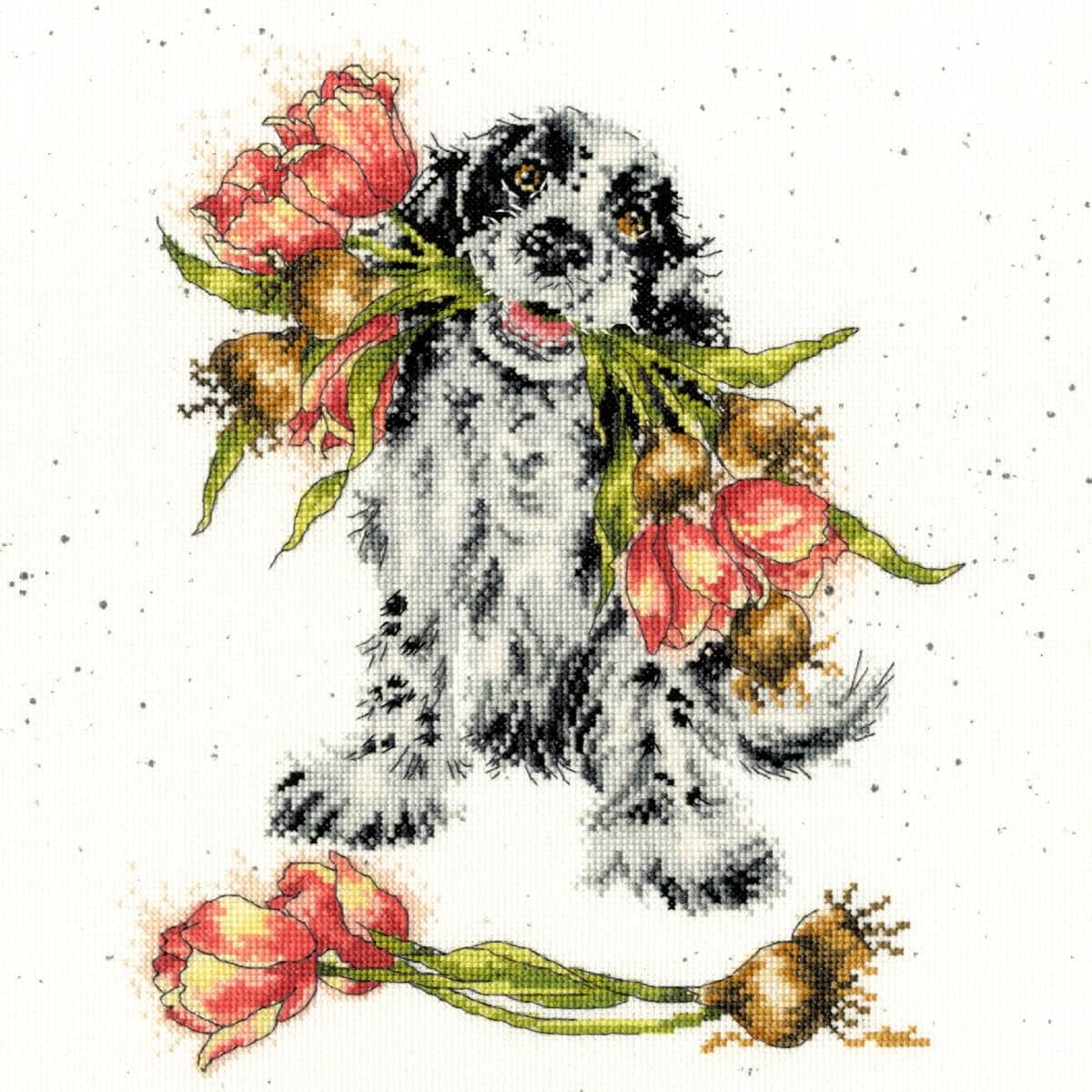 Bothy Threads Cross Stitch Kit - Blooming with Love