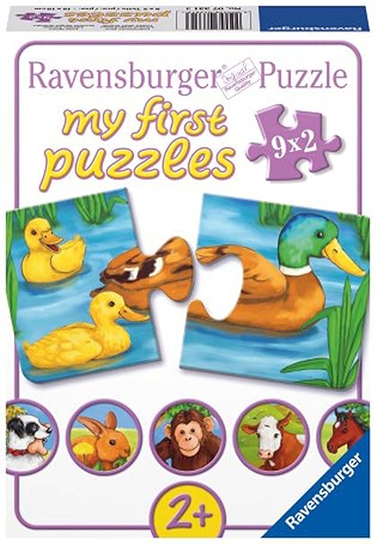 Ravensburger 07331 Liebenswerte Tiere, 9 x 2 cm