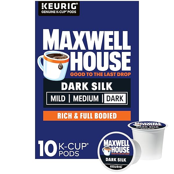 MAXWELL HOUSE DARK SILK DARK ROAST K-CUP COFFEE...