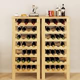 Dripex Bamboo 7-Tier Free Standing Wine Rack 24-27 Bottles 102cm view 5