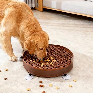 best slow feed dog bowl for english bulldogs Slowpup French Bulldog Bowl – Ceramic Anti-Choke Food Slow Feeder main image 0