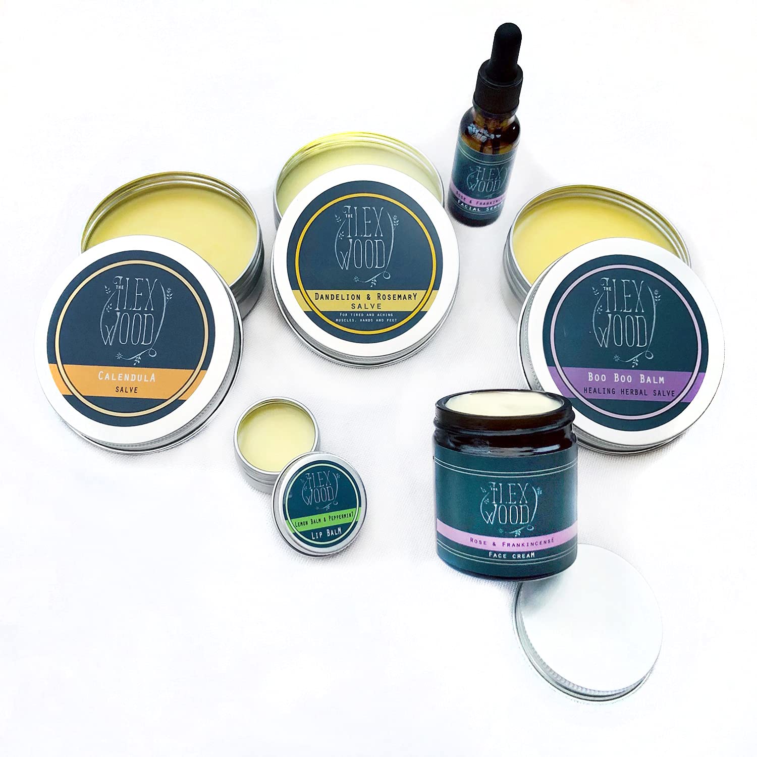 The Ilex Wood - Vegan Ultimate 100% Natural Beauty Skin Care Gift Box - For skin irritation, scrapes, bites, stings soothes rashes, itching, dry skin, eczema, chapped skin. Handmade in UK. โ image 1
