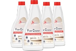NXPPYY Floor Cleaning Solution Compatible with Roborock Q5/Q7/Q8/S7/S8/Qrevo Series, All Robot Vacuums & Wet Dry Vacuum, Floor Cleaner for Mopping, 4 Bottle Floor Cleaner Refill