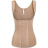 Evanhome Women's Waist Trainer Cincher Underbust Corset Vest Steel Boned Hourglass Body Shaper With Hooks S-4XL