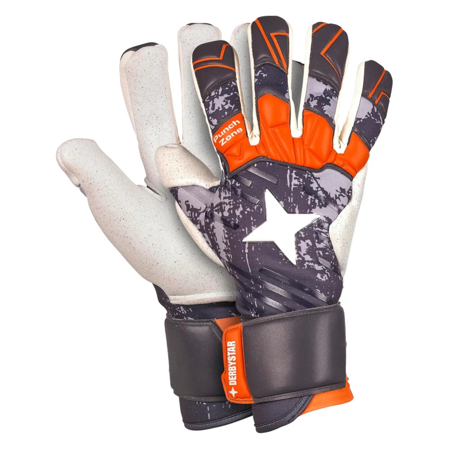 Derbystar Gloves-502092 Gloves Gray/Orange 11