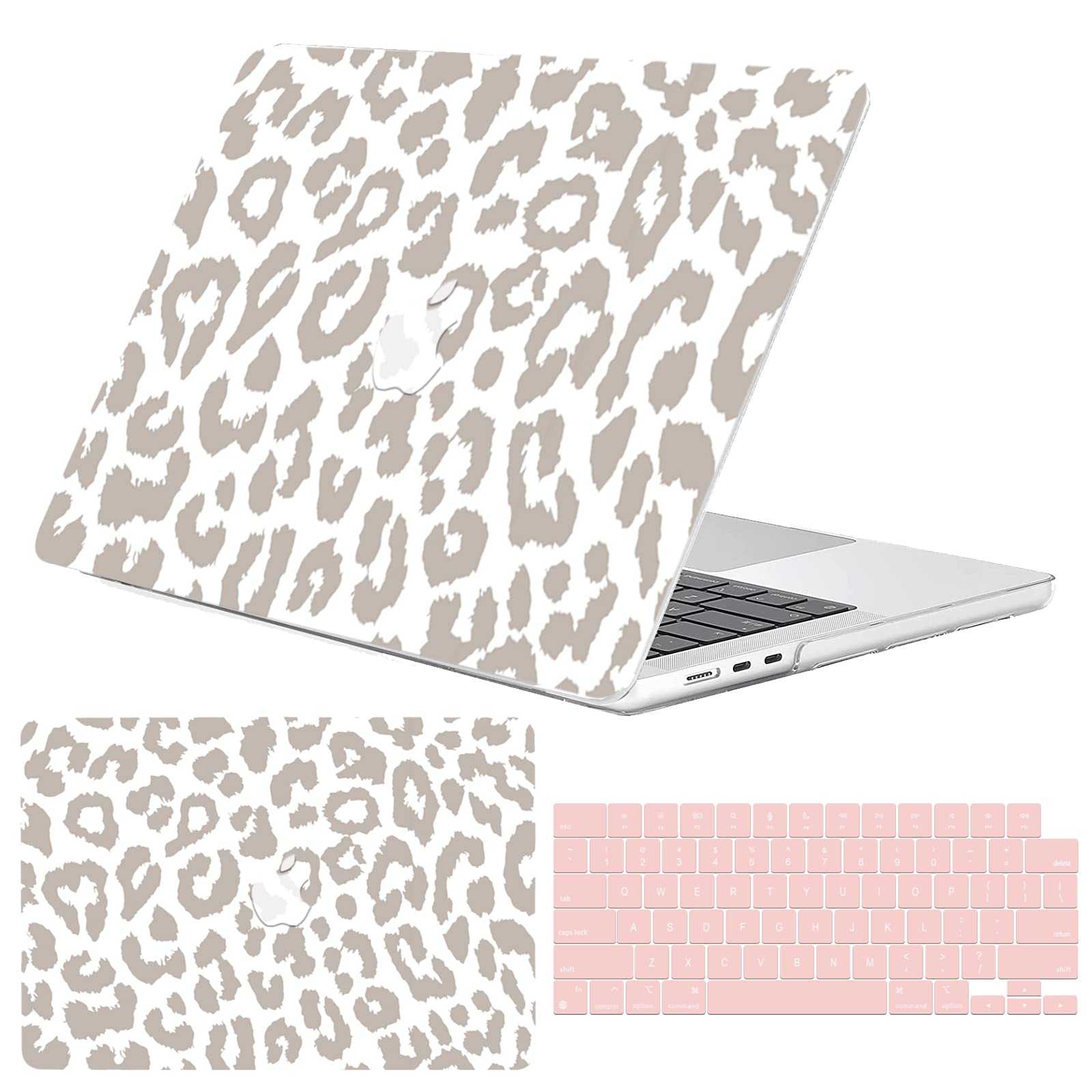 Photo 1 of GABraden Compatible with MacBook Air 13.6 inch Case 2022-2025 Release M4 A3240 M3 A3113 M2 A2681,Sturdy Protective Laptop Hard Shell &Keyboard Cover for MacBook Air 13 inch Case?Grey Leopard Cheetah?