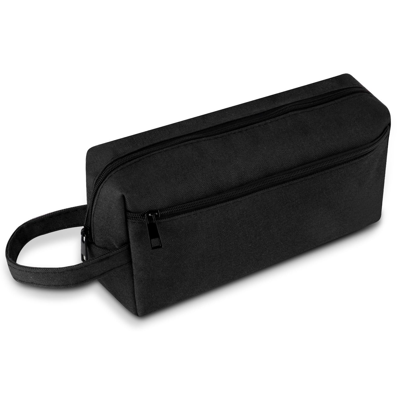 hoinya Pencil Case, Big Capacity Pencil Pen Case Office College School Large Storage for Stationery, Toiletries, Makeup, Travel & Office Supplies（Black）