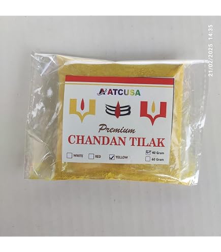 RUDRADIVINE Kashi Tulsi Ashtagandha Chandan Tika - Paquete de 17.64 oz