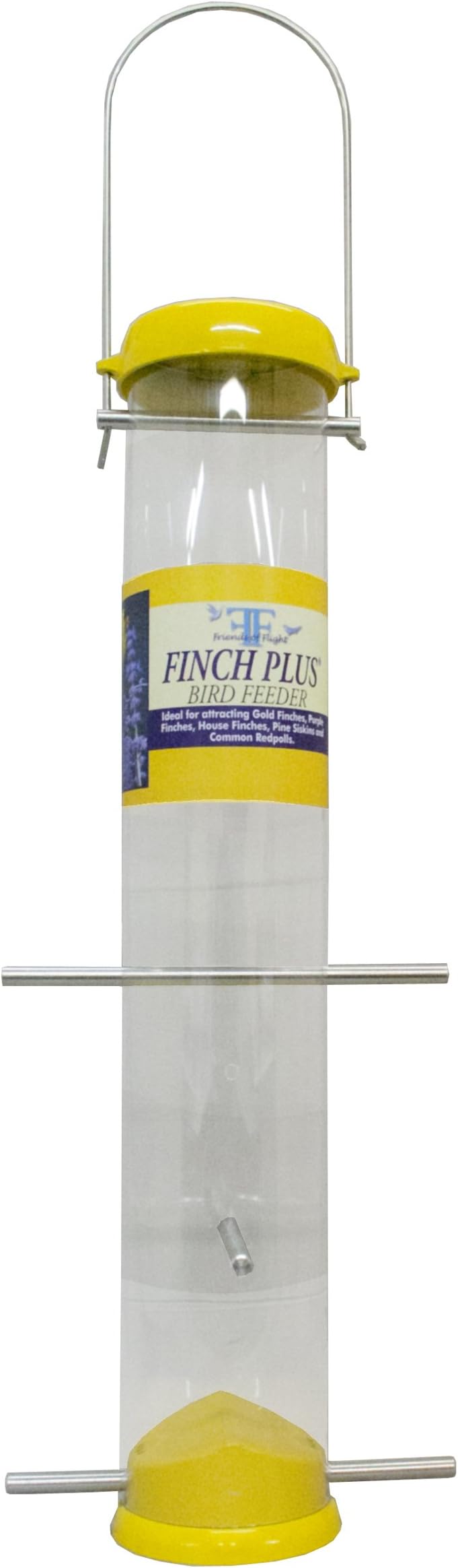 Friends Of Flight Sidekick FP15 Finch Plus Nyjer Bird Feeder, 15-Inch Height