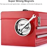 CASOMAN 3-Piece Round Magnetic Tray Set 3" 4" 6" Stainless Steel Parts Holder view 7