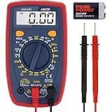 AstroAI Multimeter 2000 Counts Digital Multimeter with DC AC Voltmeter and Ohm Volt Amp Tester ; Measures Voltage, Current, R