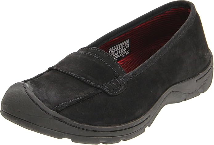 keen black flats
