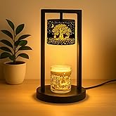 Candle Warmer Lamp with Timer Wax Melt Warmer for Scented Jar Candles Candle Lamp Warmer Gifts for Mom, House Warming Gifts New Home Office Dorm Room Fall Decor(Tree of Life)