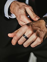 Jstyle Stainless Steel Wedding Rings for Men Women