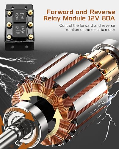 80 Amp Relay Trexflow TF Forward And Reverse Relay Module 12V For Tarp ...