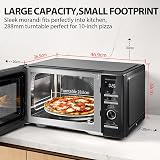Toshiba 25L 3-in-1 Microwave Oven, Morandi Grey, 900W, Inverter Technology view 2