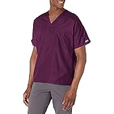 Cherokee Scrubs for Women and Men Unisex V-Neck Tunic Nursing Scrub Top with Chest Pocket, Tuckable Durable Fabric – 4777