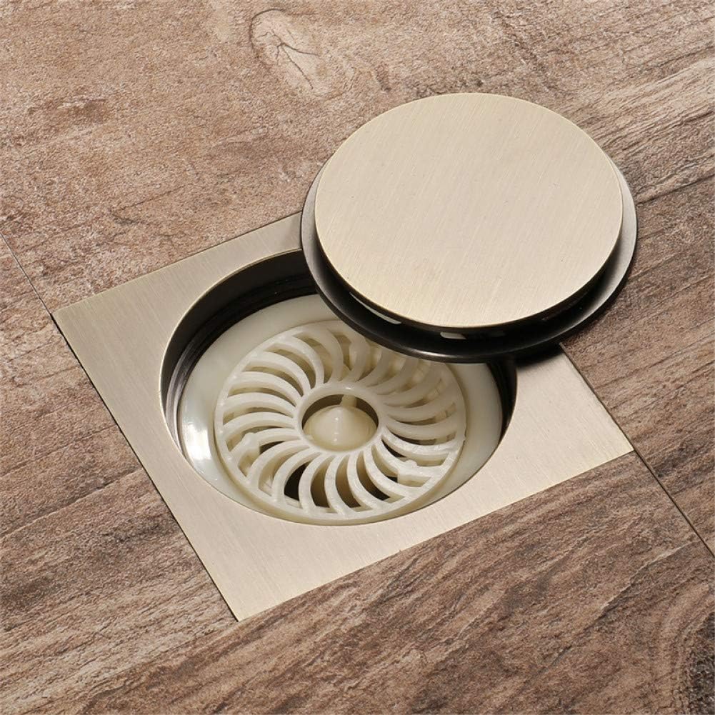 STEDMNY Floor drain Drains Bathroom Shower Floor Drain Bath Shower Drain Strainer Anti-odor Bathroom Floor Cover Shower Hair Catcher Stopper