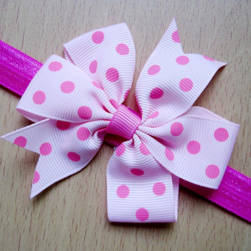 bestvech satin hairband/hair bow accessories for girl's (pack of 10)