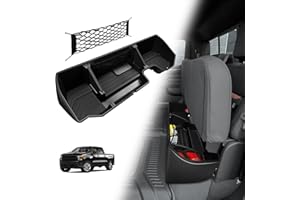 VaultsOnWheels Under Seat Storage Box for 2019-2025 Chevy Silverado 1500&2500 3500HD(2020-2025) Accessories Crew Cab (No for Rear with Kicker Subwoofer) Detachable Custom Fit Rear Underseat Organizer