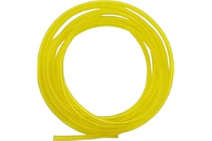 10 Feet (3 Meter) Petrol Fuel Line Hose I.D 1/8" x O.D 3/16" Tubing for Small Engines Weedeater Chainsaw Leaf Blower