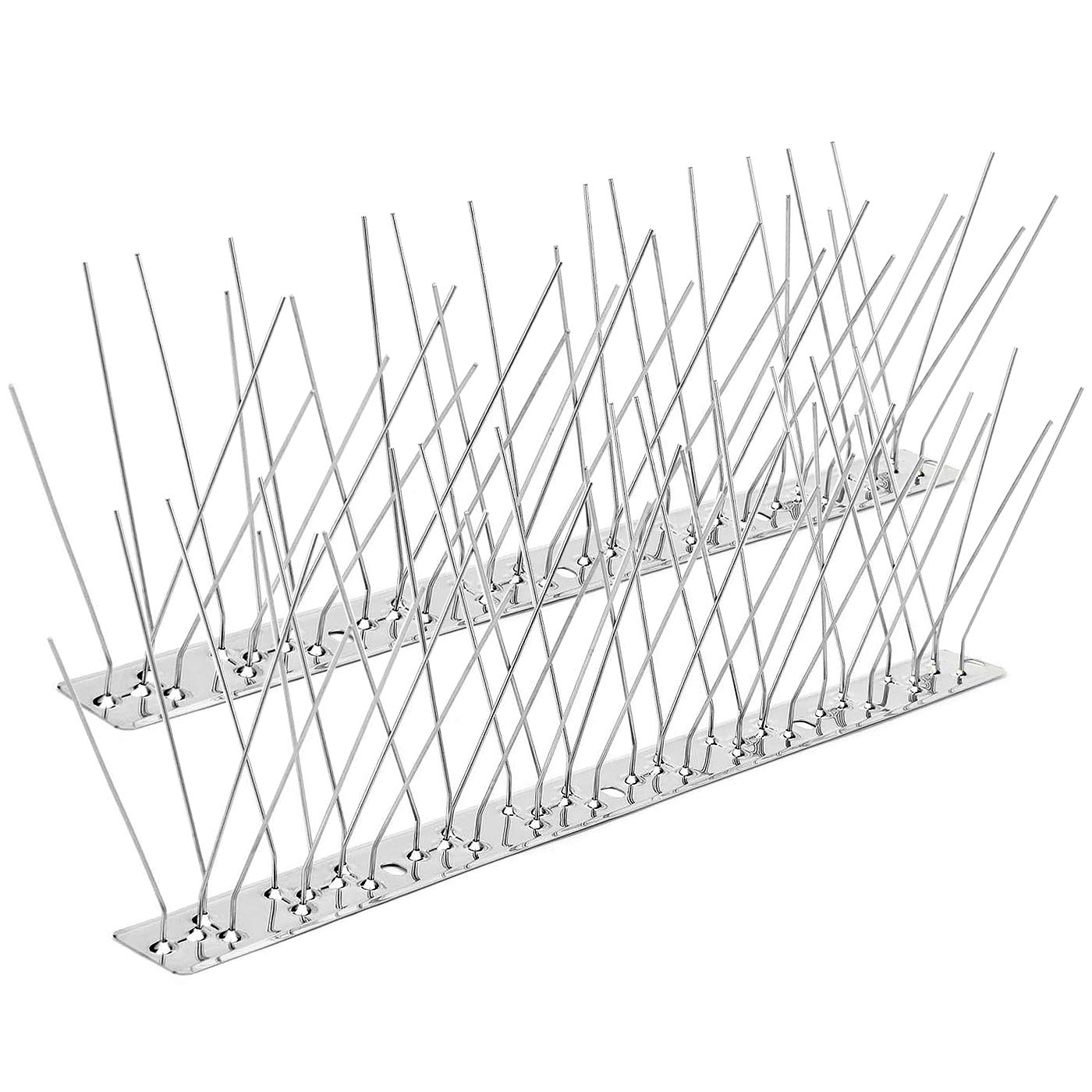 oumuik Bird and Pigeon Spikes - Covers 3.3 M Stainless Steel Bird and Pigeon - Keeps Pests Bird and Pigeon Under Control