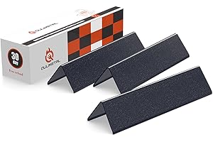 QuliMetal 7635 15.3" Flavorizer Bars for Weber Spirit E210, E220, S210, S215, Spirit 200 & GS4 Spirit II E210, Spirit II E220 with Front Control, 16GA Porcelain Steel Grill Heat Plates