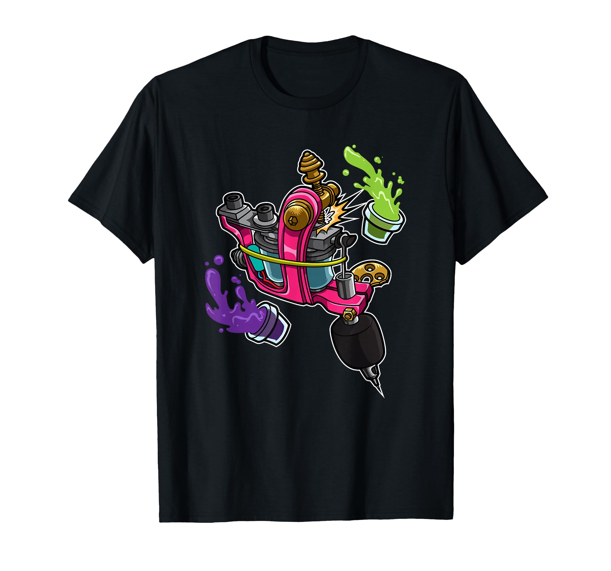 My Coil Loves Colour Tattoo Machine Tattoo Artist T-Shirt