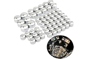 DAKLVNG 62PCS Motorcycle Bolt Covers Engine Head Bolts Toppers Cap for Harley 2018-2024 Softail Street Bob Lowrider Breakout Touring 2017-2024 Road King Street Glide Road Glide Electra Glides (Chrome)