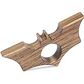 Bat Thumb Book Page Holder, Smooth Finish Walnut Wood Book Holder for Reading, Ideal Book Reader Gifts & Reading Accessories,Book Worm Gifts for Women, Thumb Book Page Holder - Book Lover Gifts