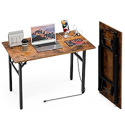 TEMI Small Computer Desk Folding Table - No