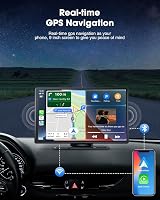 LAMTTO 9 Inch Wireless Car Stereo with Apple CarPlay Android Auto GPS Navigation view 8