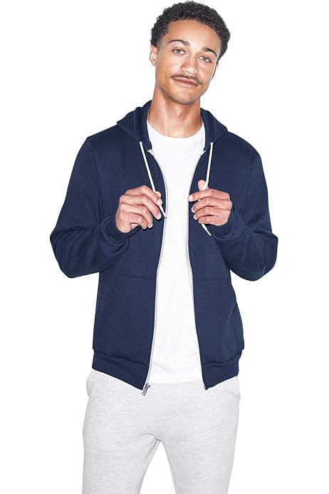American Apparel F497 - Unisex Flex Fleece Zip Hoodie : Amazon.ca:  Clothing, Shoes u0026 Accessories