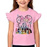 Magic Shirt for Toddler Baby Girls Magical Kingdom Tshirt Princess Shirt Ruffle Sleeve Tops Family Vacation Trip Tee