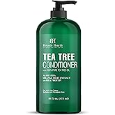 Botanic Hearth Tea Tree Conditioner | For All Hair Types | Fights Dandruff & Dry Scalp | With Vitamin C, Peppermint Oil, Rosemary Oil & Lavender Oil | Sulphate & Paraben Free | 16 Fl Oz