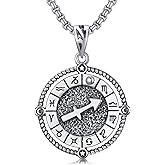 MEIDERBO Zodiac Necklace 12 Constellation Horoscope Astrology Pendant Necklace 925 Sterling Silver Zodiac Sign Jewelry Gifts for Men Women